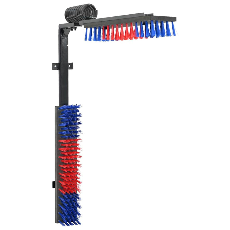 Afbeelding laden in galerijviewer, Vidaxl vee borstels verstelbaar rood en blauw 84 x 10 x 91 cm pvc
