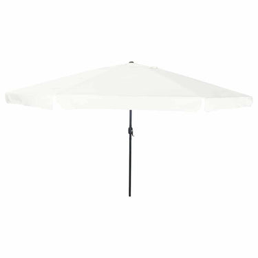 Vidaxl tuinparasol zand 395 x 395 x 245 cm polyester en staal