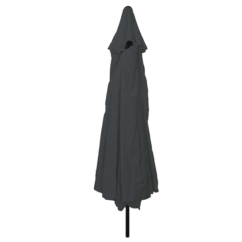 Afbeelding laden in galerijviewer, Vidaxl tuinparasol antraciet 395 x 395 x 245 cm polyester en staal
