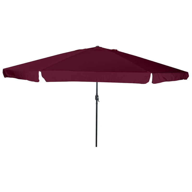 Chargez l'image dans la visionneuse de la galerie, Vidaxl tuinparasol bordeaux rood 395 x 395 x 245 cm polyester en staal
