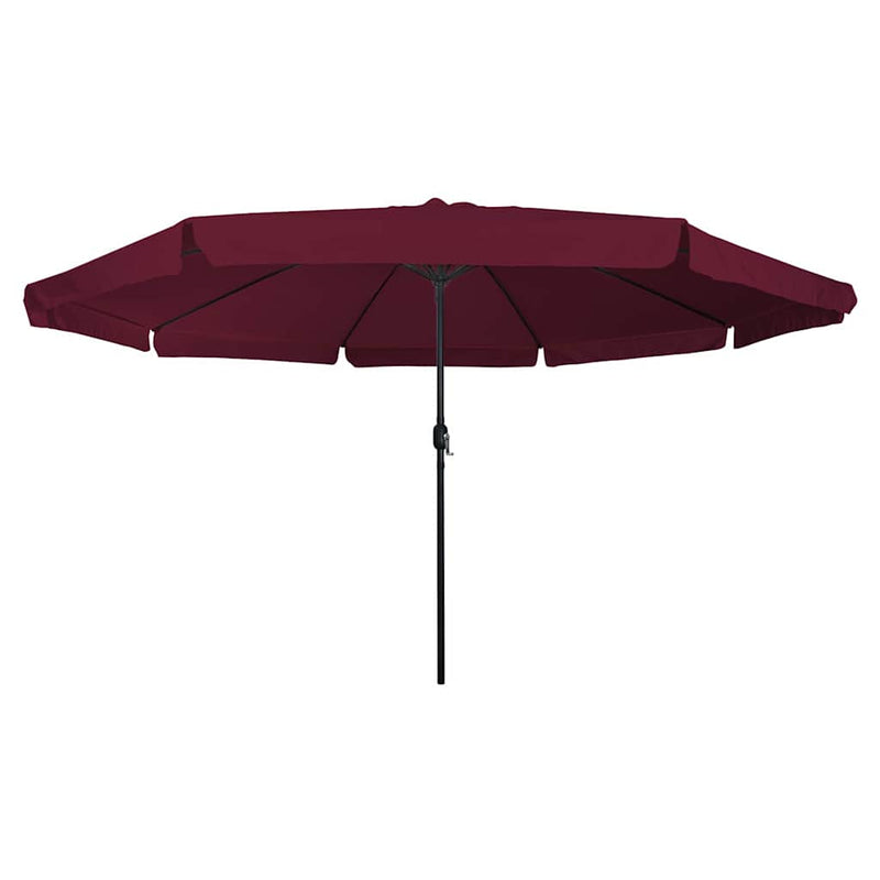 Chargez l'image dans la visionneuse de la galerie, Vidaxl tuinparasol bordeaux rood 395 x 395 x 245 cm polyester en staal
