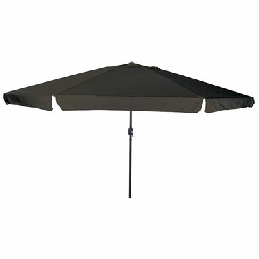 Vidaxl tuinparasol zwart 395 x 395 x 245 cm polyester en staal