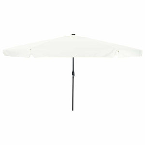 Vidaxl tuinparasol zand en antraciet 395 x 395 x 245 cm polyester