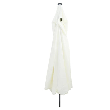 Vidaxl tuinparasol zand en antraciet 395 x 395 x 245 cm polyester