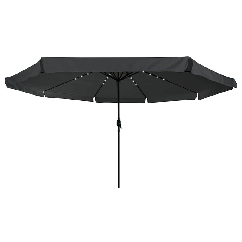 ギャラリービューアに画像をロードする, Vidaxl tuinparasol antraciet 395 x 395 x 245 cm polyester
