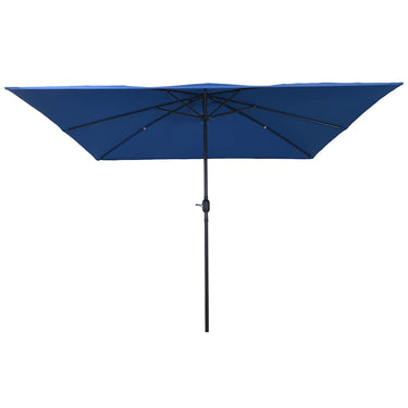 Vidaxl tuinparasol azurblauw 295 x 295 x 245 cm polyester en staal