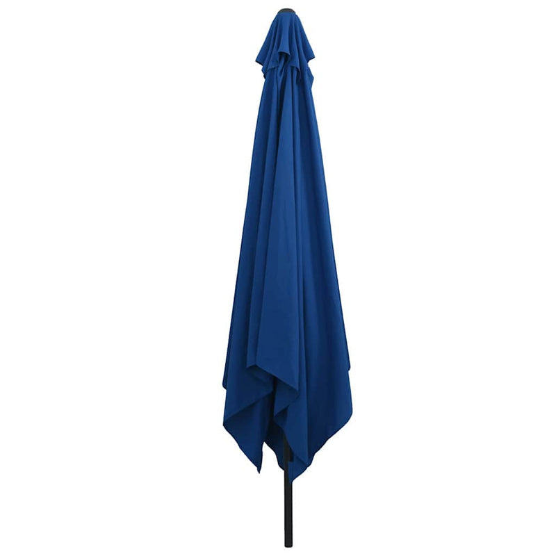 Chargez l'image dans la visionneuse de la galerie, Vidaxl tuinparasol azurblauw 295 x 295 x 245 cm polyester en staal
