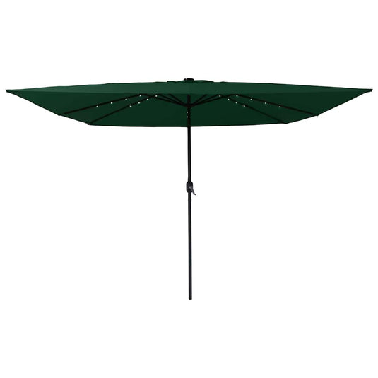 Vidaxl tuinparasol groen 295 x 295 x 245 cm polyester en staal