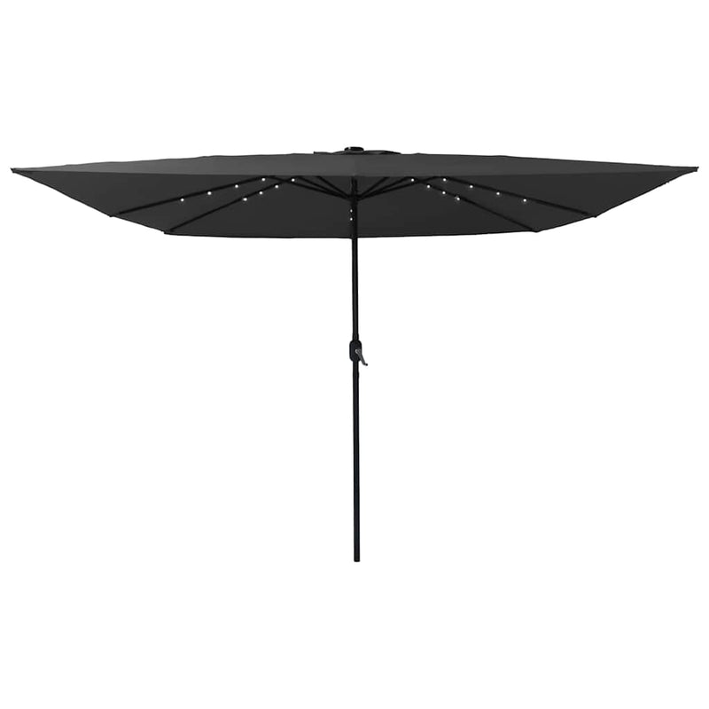 Chargez l'image dans la visionneuse de la galerie, Vidaxl tuinparasol antraciet 295 x 295 x 245 cm polyester en staal
