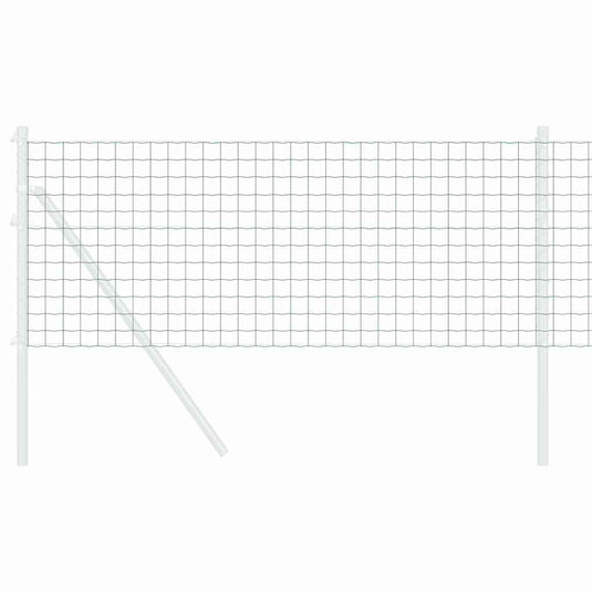 Vidaxl euro hek groen 0,8 x 10 m pvc-gecoat ijzer