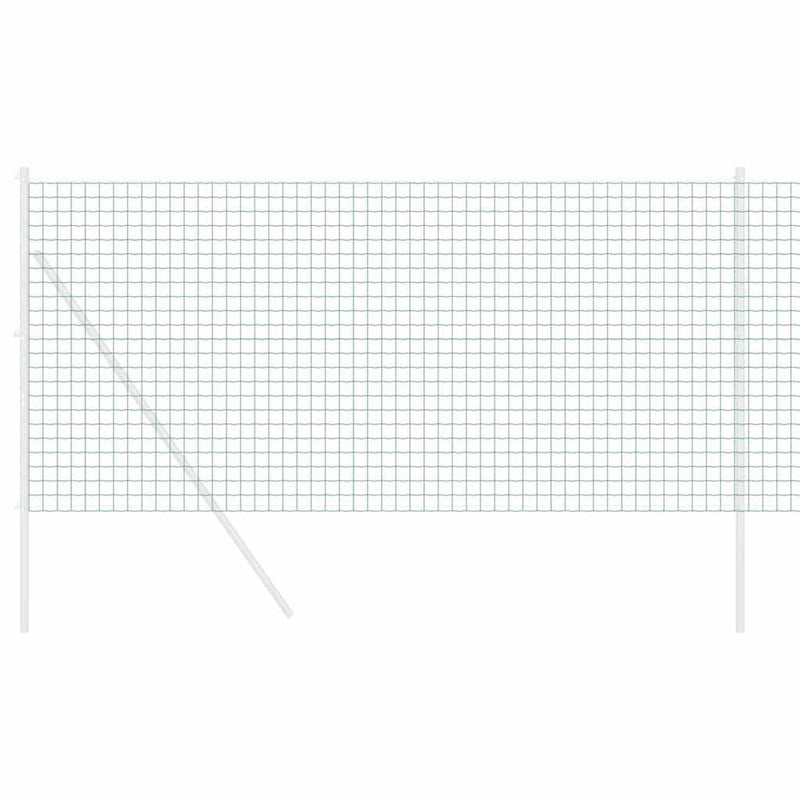 Chargez l'image dans la visionneuse de la galerie, Vidaxl euro hek groen 1,4 x 10 m pvc-gecoat ijzer
