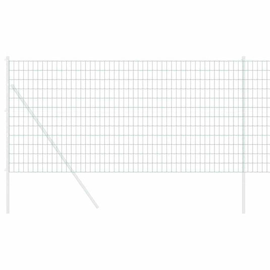 Vidaxl euro hek groen 1 x 10 m pvc-gecoat ijzer