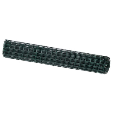 Vidaxl euro hek groen 1,5 x 10 m pvc-gecoat ijzer
