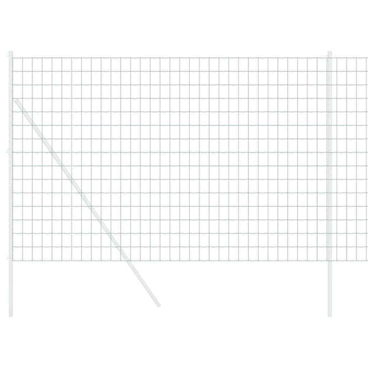 Vidaxl euro hek groen 1,6 x 10 m pvc-gecoat ijzer