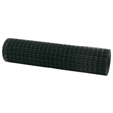 Vidaxl euro hek groen 1,4 x 10 m pvc-gecoat ijzer