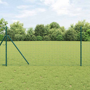 Vidaxl euro hek groen 1,2 x 25 m pvc-gecoat ijzer
