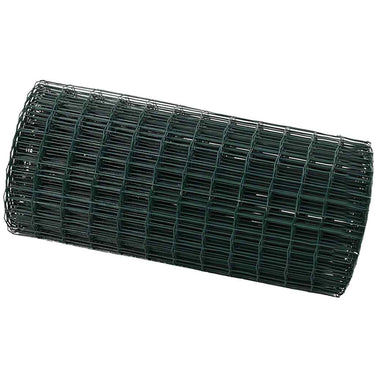 Vidaxl euro hek groen 0,4 x 50 m pvc-gecoat ijzer
