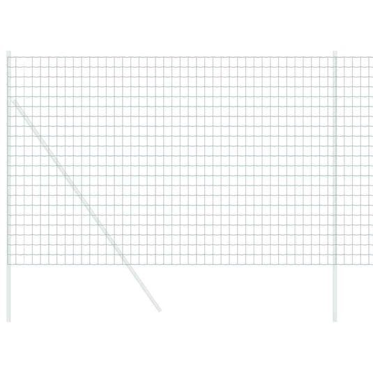 Vidaxl euro hek groen 1,6 x 10 m pvc-gecoat ijzer