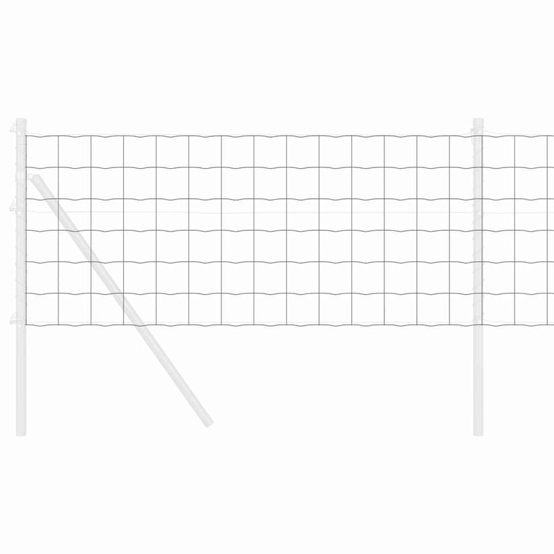Chargez l'image dans la visionneuse de la galerie, Vidaxl euro hek grijs 0,6 x 10 m pvc-gecoat ijzer
