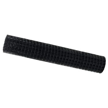 Vidaxl euro hek grijs 1,6 x 10 m pvc-gecoat ijzer
