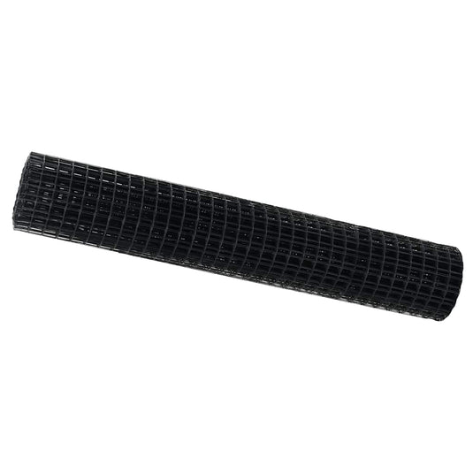 Vidaxl euro hek grijs 1,6 x 10 m pvc-gecoat ijzer