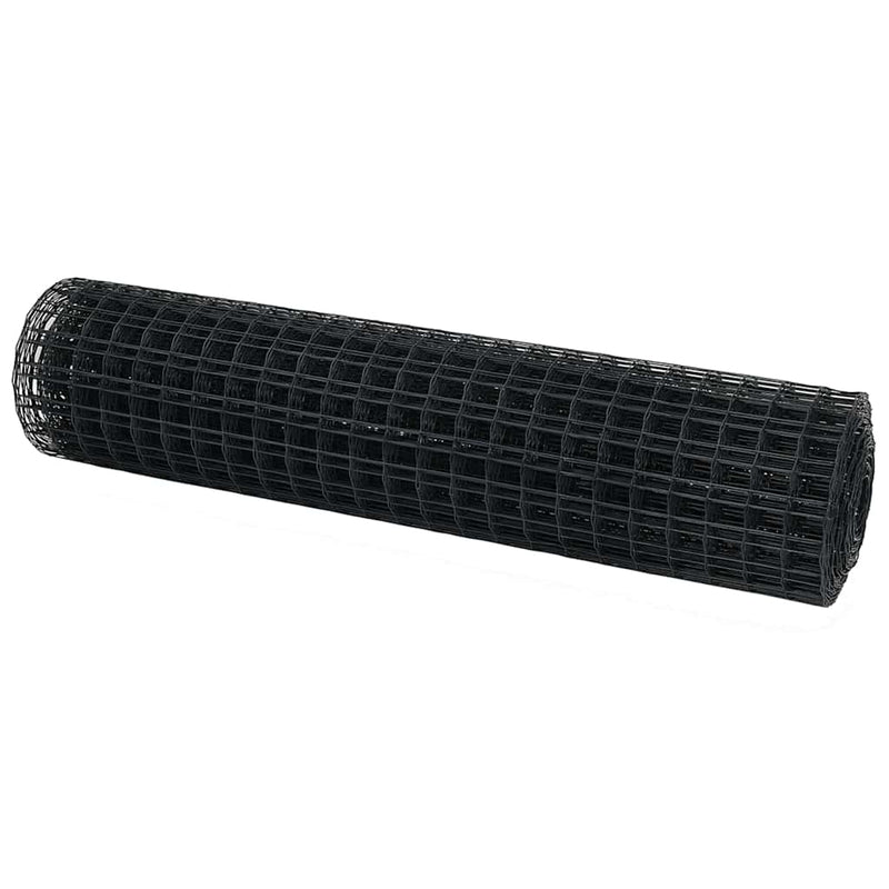 Afbeelding laden in galerijviewer, Vidaxl euro hek grijs 1,2 x 25 m pvc-gecoat ijzer
