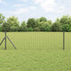 Vidaxl euro hek grijs 0,8 x 25 m pvc-gecoat ijzer