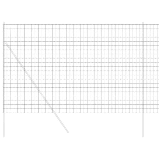 Vidaxl euro hek zwart 1,6 x 10 m pvc-gecoat ijzer