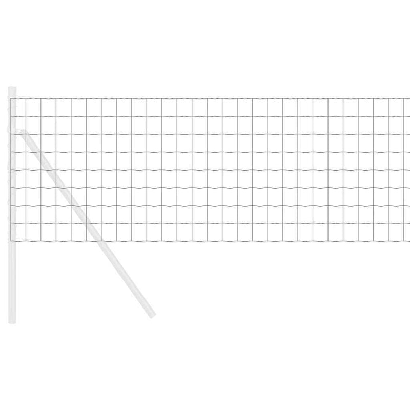 Afbeelding laden in galerijviewer, Vidaxl euro hek grijs 0,6 x 50 m pvc-gecoat ijzer
