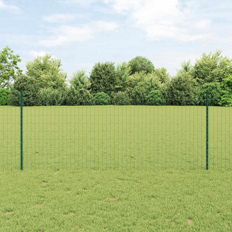 Chargez l'image dans la visionneuse de la galerie, Vidaxl hek met paal groen 1 x 10 m staal en pvc

