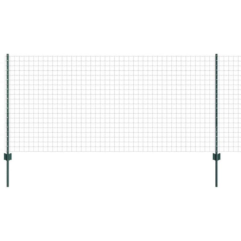 Chargez l'image dans la visionneuse de la galerie, Vidaxl hek met paal groen 1 x 25 m staal en pvc
