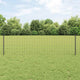 Vidaxl hek met paal grijs 0,6 x 25 m staal en pvc