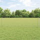 Vidaxl hek met paal zilver 0,6 x 10 m staal