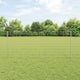 Vidaxl hek met paal zilver 1 x 10 m staal