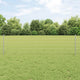 Vidaxl hek met paal zilver 0,6 x 50 m staal