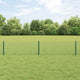 Vidaxl hek met paal groen 0,4 x 10 m staal en pvc