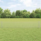 Vidaxl hek met paal zilver 0,4 x 10 m staal