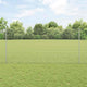 Vidaxl hek met paal zilver 1,2 x 10 m staal