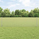 Vidaxl hek met paal zilver 0,6 x 25 m staal