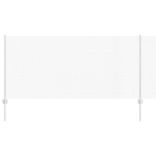 Vidaxl hek met paal zilver 1 x 25 m staal
