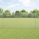 Vidaxl hek met paal zilver 1,2 x 25 m staal