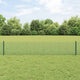 Vidaxl hek met paal groen 0,4 x 10 m staal en pvc