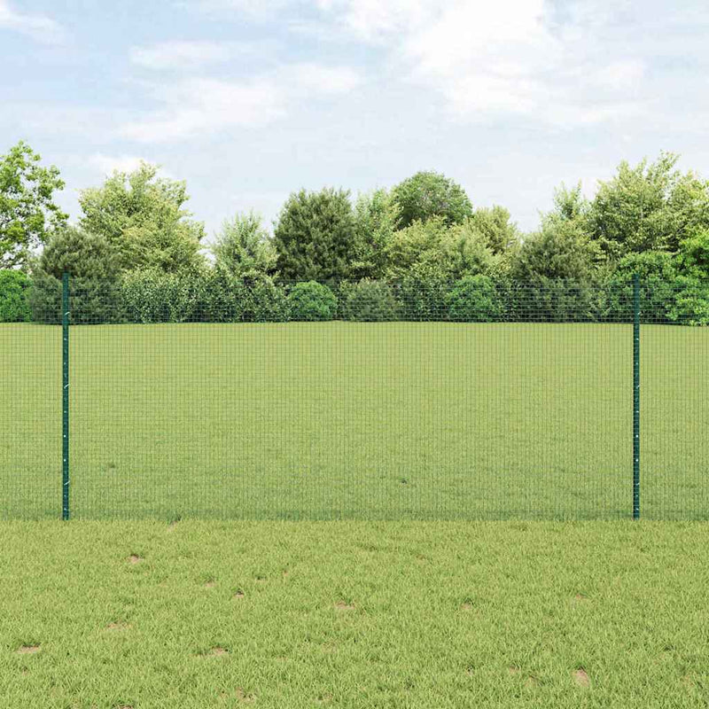Chargez l'image dans la visionneuse de la galerie, Vidaxl hek met paal groen 1 x 10 m staal
