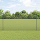 Vidaxl hek met paal grijs 1,4 x 25 m staal en pvc