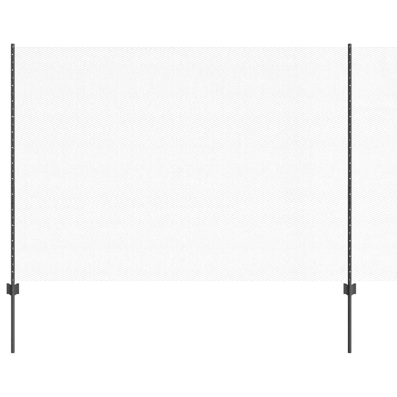 Afbeelding laden in galerijviewer, Vidaxl hek met paal grijs 1,6 x 10 m staal en pvc
