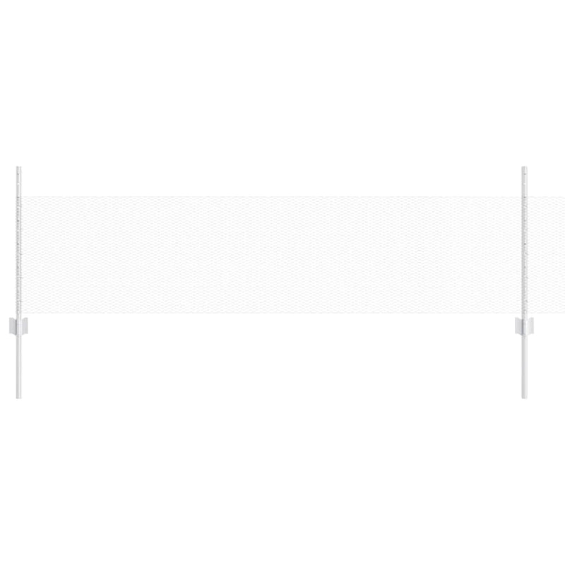 Afbeelding laden in galerijviewer, Vidaxl hek met paal zilver 0,5 x 10 m staal
