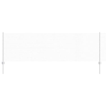Vidaxl hek met paal zilver 0,8 x 10 m staal