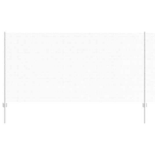 Vidaxl hek met paal zilver 1,2 x 10 m staal