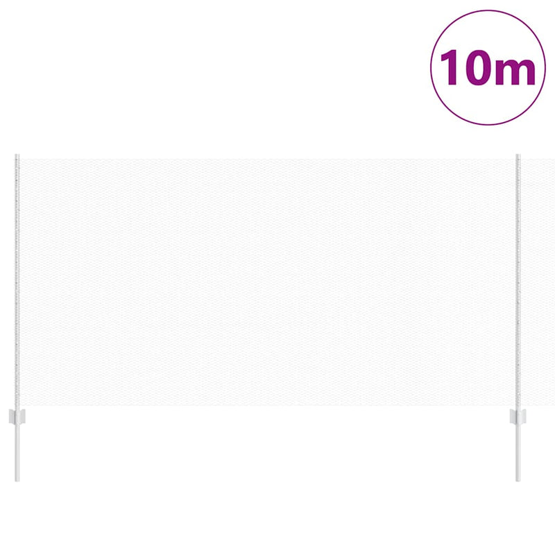 Afbeelding laden in galerijviewer, Vidaxl hek met paal zilver 1,2 x 10 m staal
