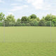 Vidaxl hek met paal zilver 1,4 x 10 m staal